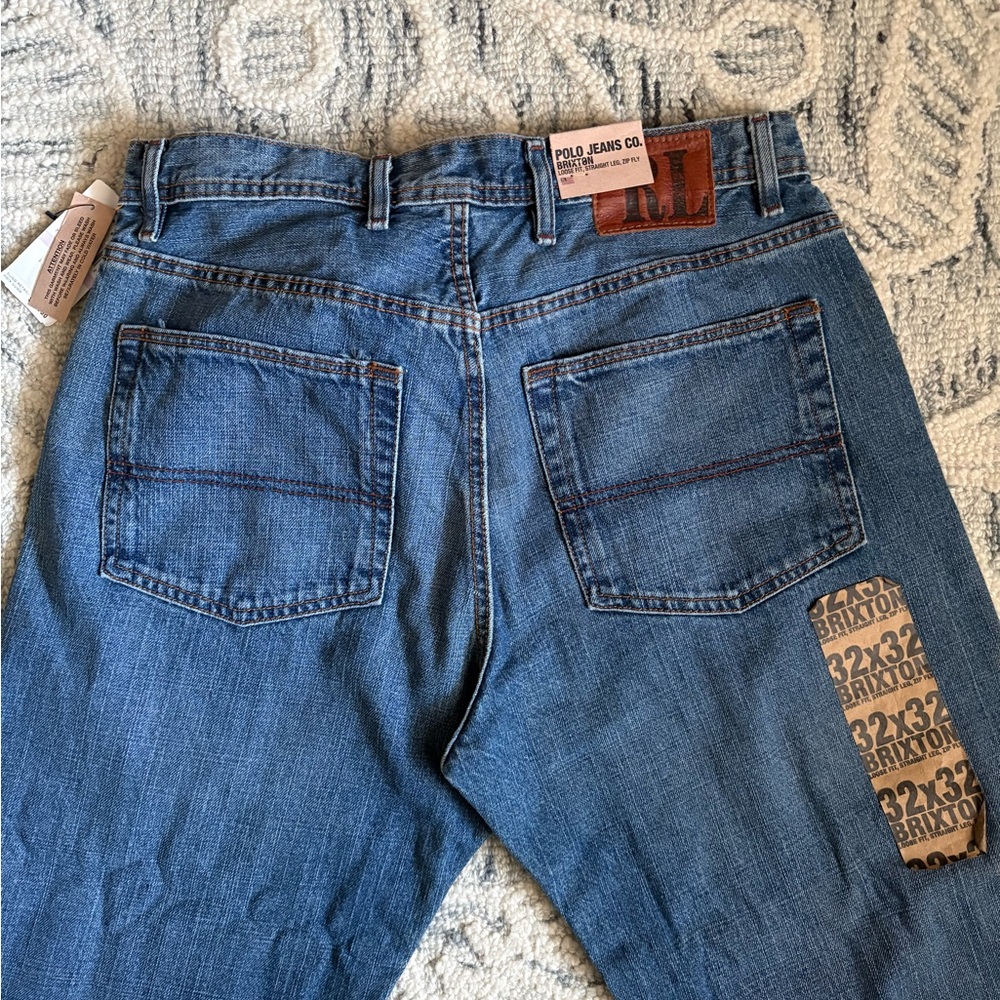 Ralph Lauren Men's Relaxed Fit Blue Jeans